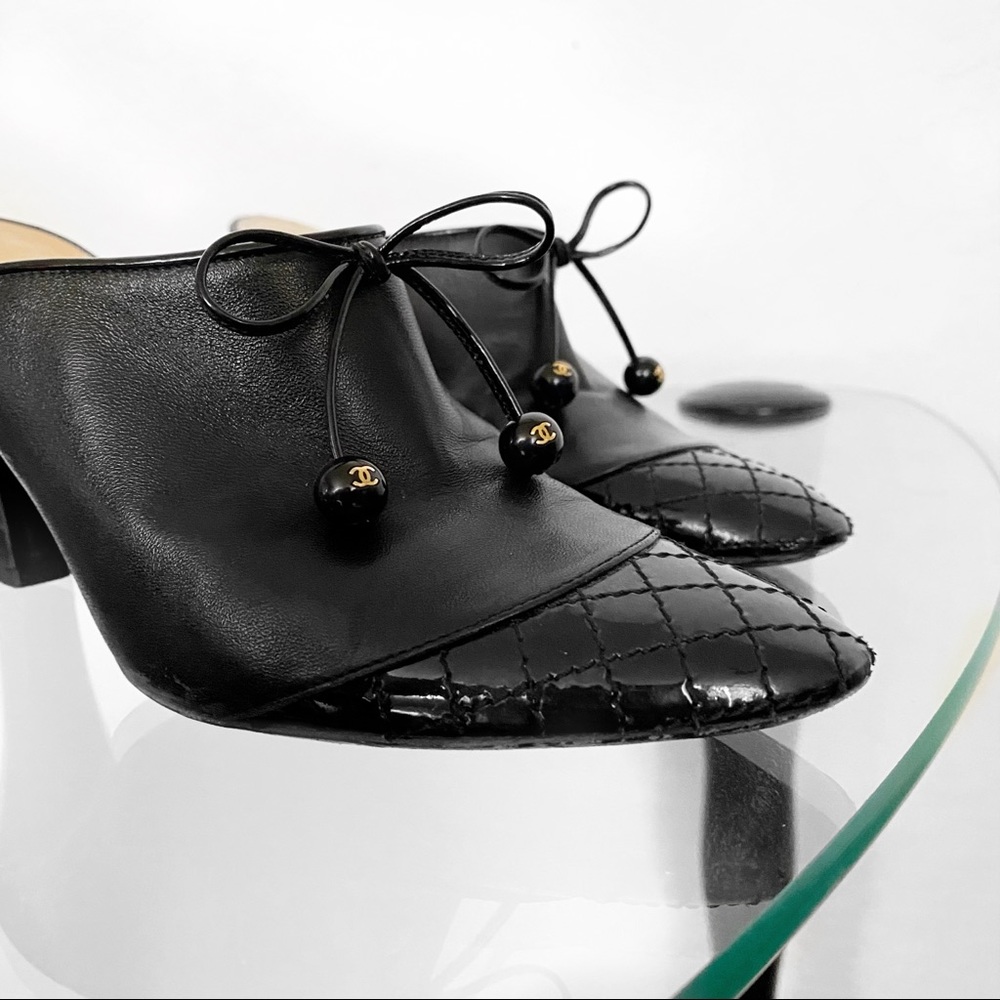 Authentic Vintage Chanel mule